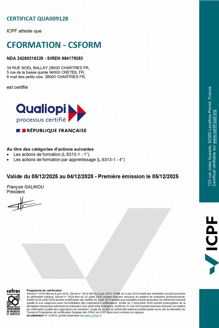 Certificat Qualiopi QUA009128